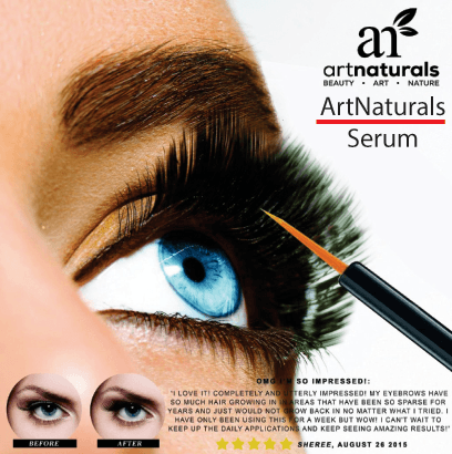 artnaturals eyelash growth serum