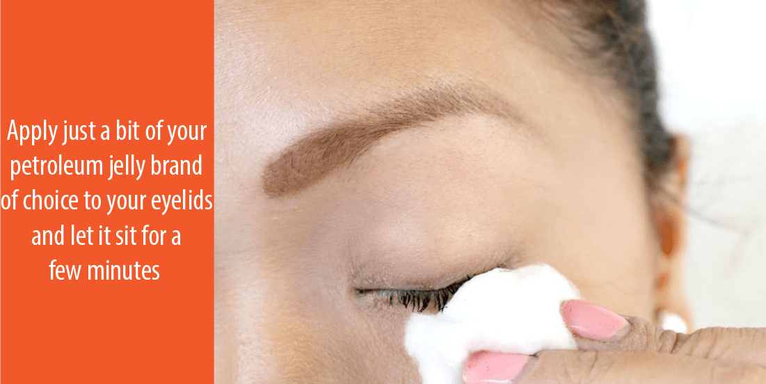 how to take off waterproof mascara