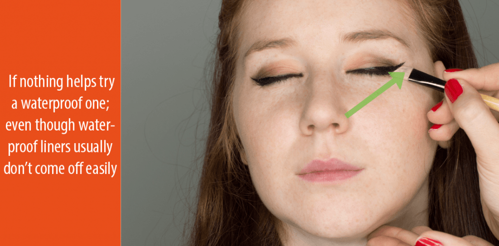 how to keep eyeliner from running