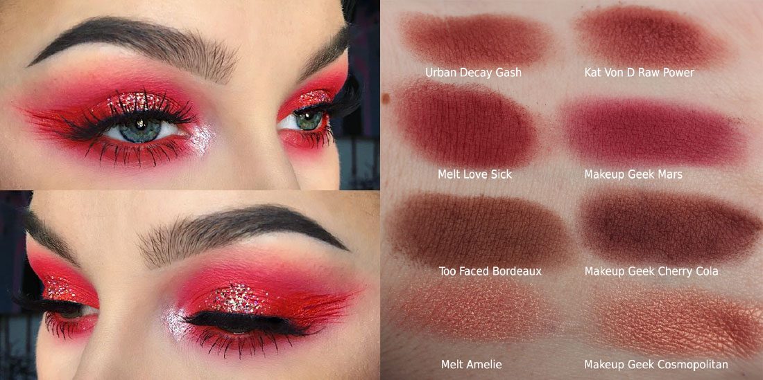 How To Make Red Eyeshadow
