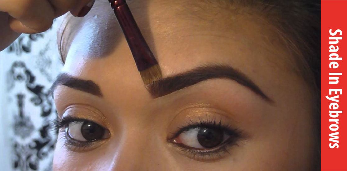 how to shade in eyebrows